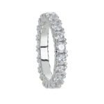 Anello Eternity con Diamanti bianchi