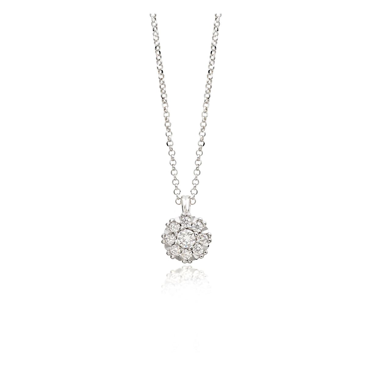 Collana multipietra con Diamanti