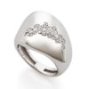 Anello in oro 18kt pavé di diamanti - AD816