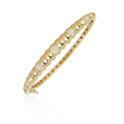 Bracciale in oro 18kt pavé di diamanti - BD177