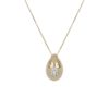 Collana Goccia in oro 18kt con pavé di diamanti - CD649