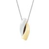 Collana bicolore lucido in oro 18kt - CEA2551-LN