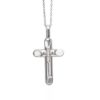 Collana croce con Diamanti