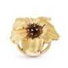 Anello fiore in oro 18 kt