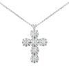 Collana croce con Diamanti