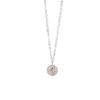 Collana Chanel in argento 925 rodiata e dorata rosa - ZCL957-LH