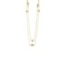 Collana Chanel in argento 925 dorata e smaltata - ZCL965-MG