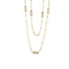 Collana Chanel in argento 925 dorata e rodiata - ZCL985-LN