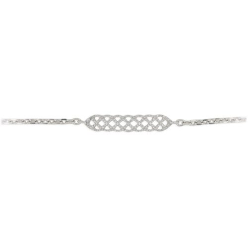 Bracciale Argento 925 con zirconi bianchi  - ZBR738-LB