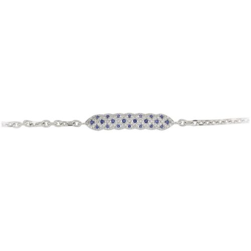 Bracciale Argento 925 con zirconi - ZBR740