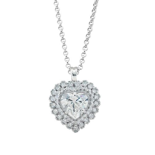 Collana in oro 18 kt con diamanti - CD346/DB-LB