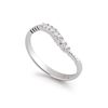 Anello in oro bianco 18kt con diamanti - AD053-LB