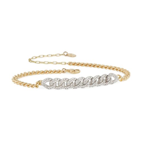 Bracciale Tennis Grande in oro 18 kt e diamanti - BD210/DB-LN