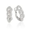 Orecchino in oro 18 kt e diamanti - OD584-LB