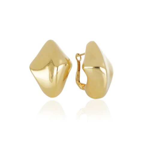 Orecchini in oro 18kt con finitura lucida gialla  - OE5401-LG
